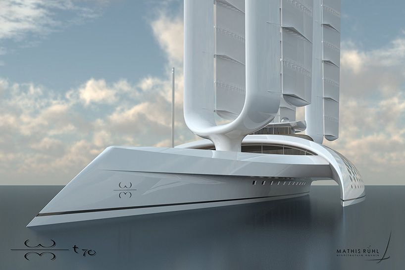 mathis ruhl designs a self-sufficient vessel that runs on wind power
