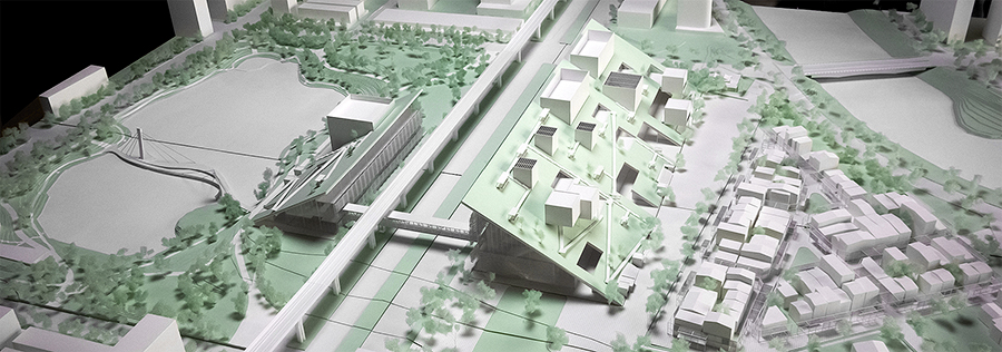 riken yamamoto & field shop: sloped rooftop park for taoyuan museum of art in taiwan