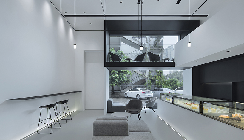minimalist interior of this patisserie in fuzhou highlights the importance of desserts