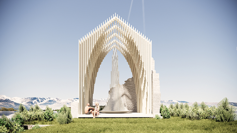 PIXEL's proposed 'salt chapel' pays homage to slovenia's salt harvesting heritage