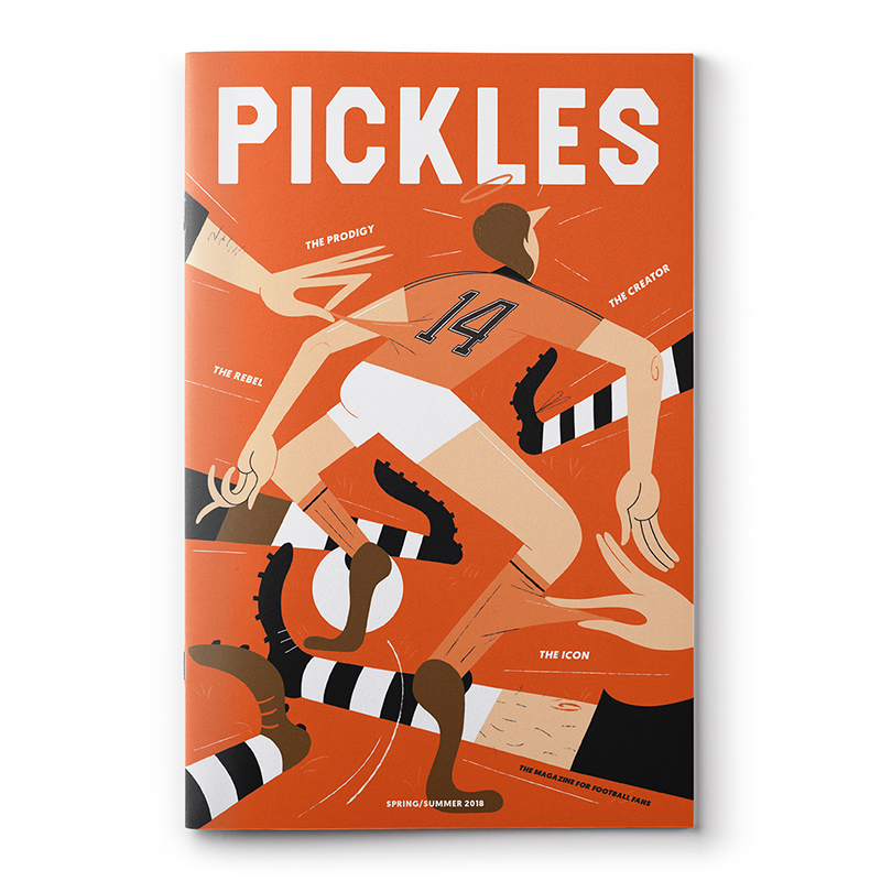 PICKLES magazine dives into soccer and presents it as you would never think of before