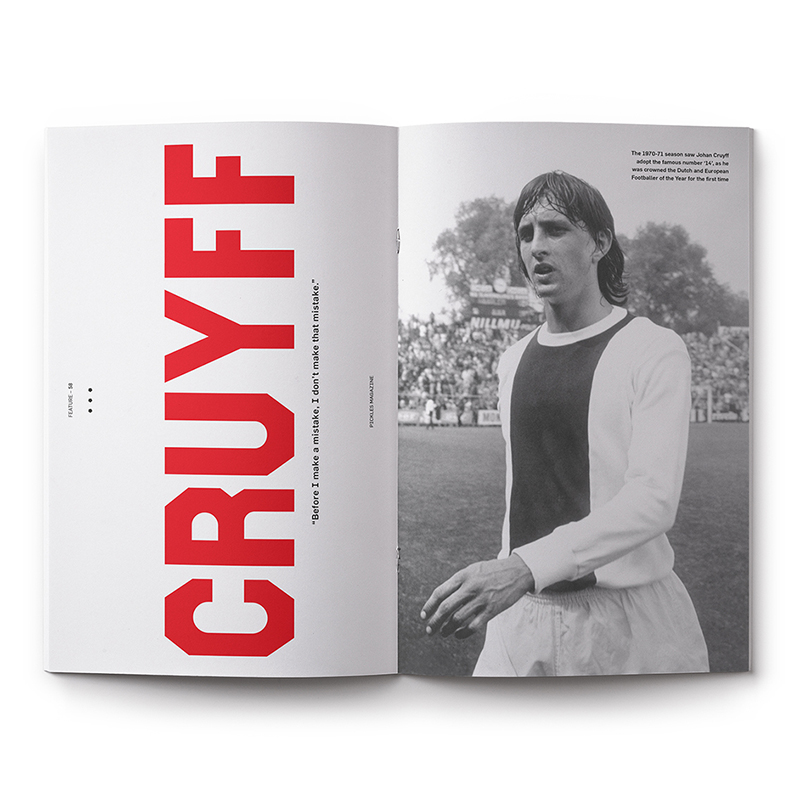 PICKLES magazine dives into soccer and presents it as you would never think of before