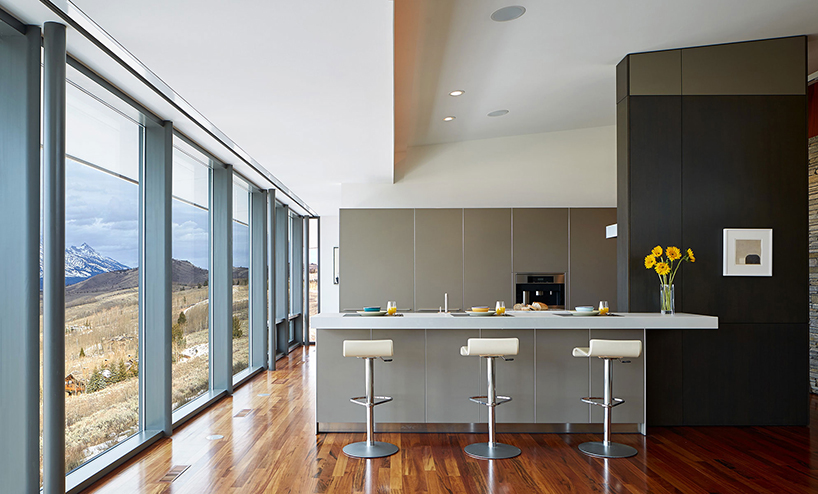 WELCH|HALL architects' cedar-covered home in wyoming overlooks the surrounding valleys