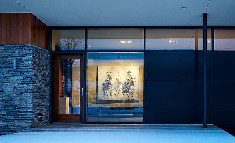 WELCH|HALL architects' cedar-covered home in wyoming overlooks the surrounding valleys