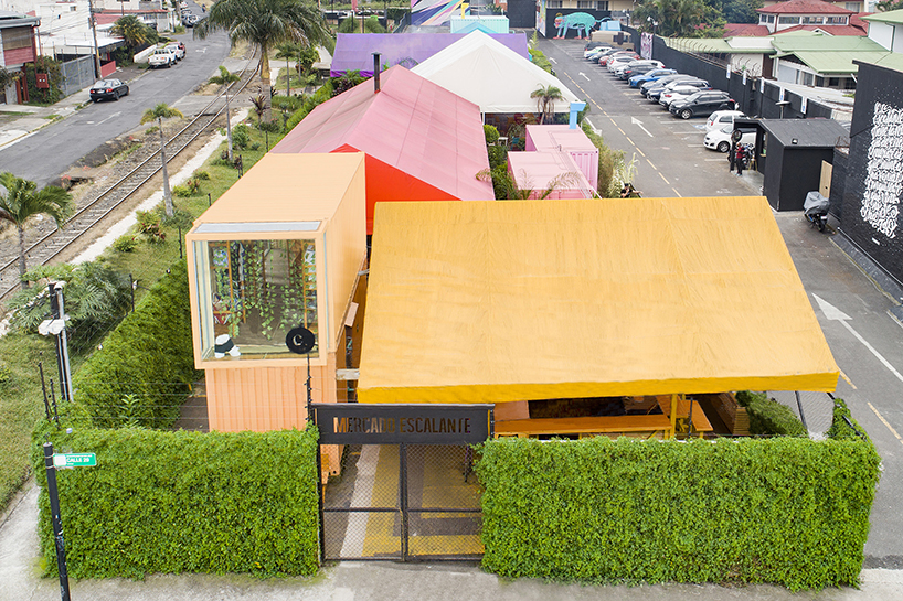 patterns of escalante marketplace in costa rica repeat the journey of the sun designboom