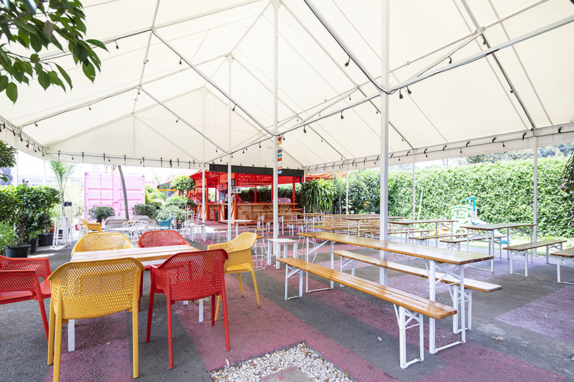 patterns of escalante marketplace in costa rica repeat the journey of the sun designboom