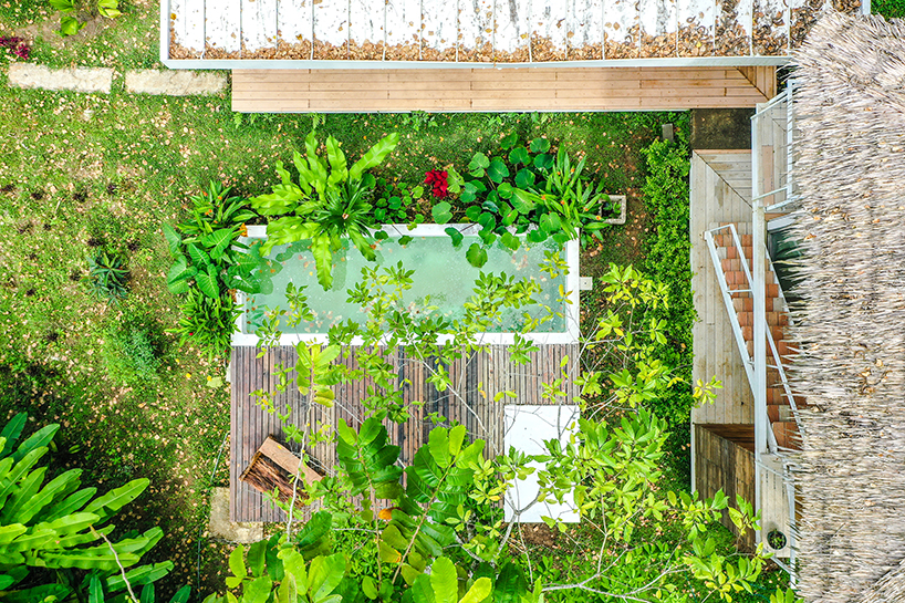 recycled timber and prefabricated steel builds gussa's lodge in tropical costa rica designboom