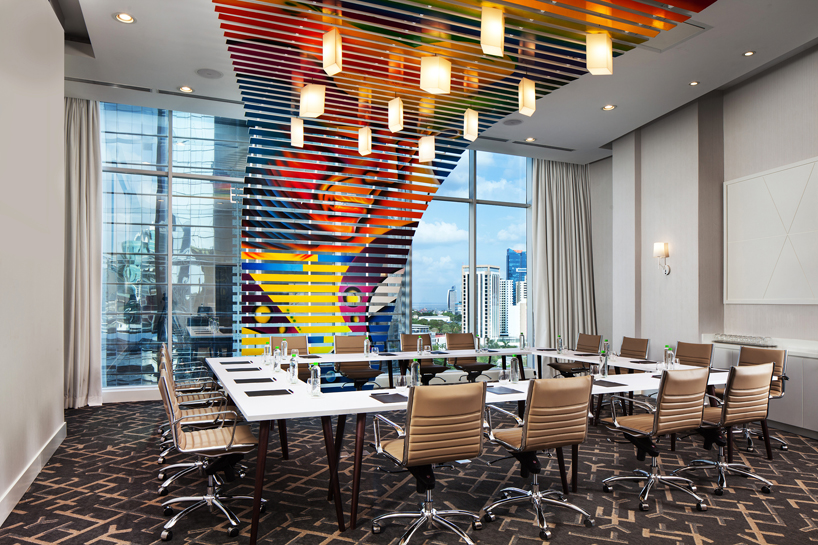 studio gaia designs first W hotel in central america with colorful indigenous patterns