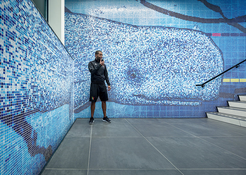 SILO + kraaijvanger architects' whales welcome guests to rotterdam's aquatics center
