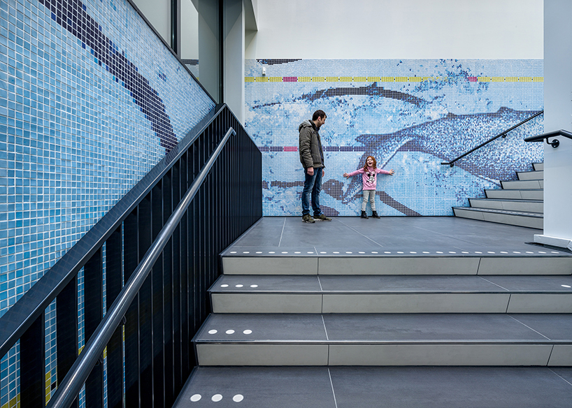 SILO + kraaijvanger architects' whales welcome guests to rotterdam's aquatics center
