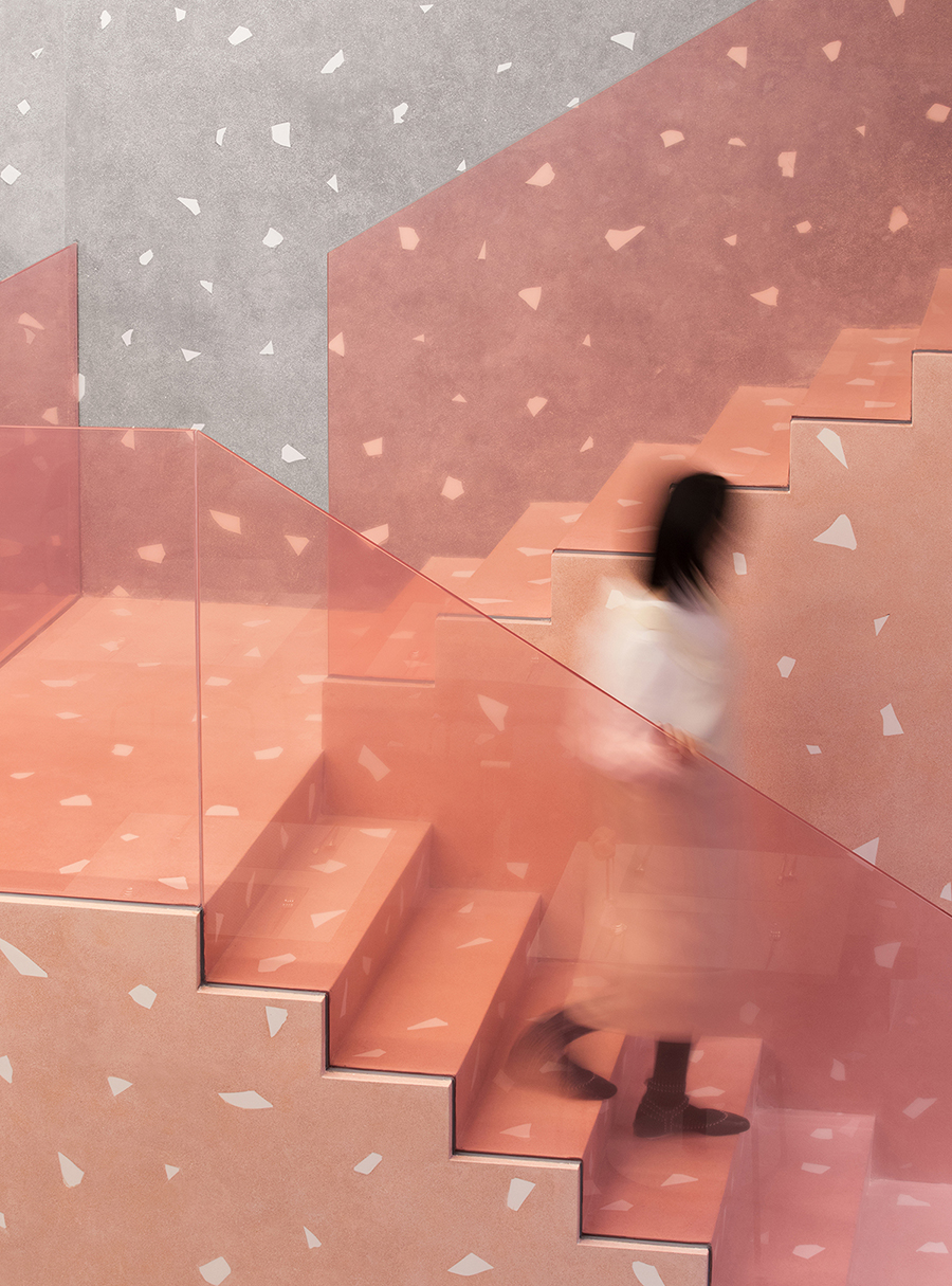 0321 studio conceals restaurant behind flower shop in dongguan, china