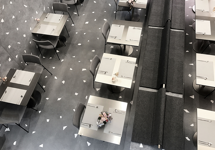 0321 studio conceals restaurant behind flower shop in dongguan, china