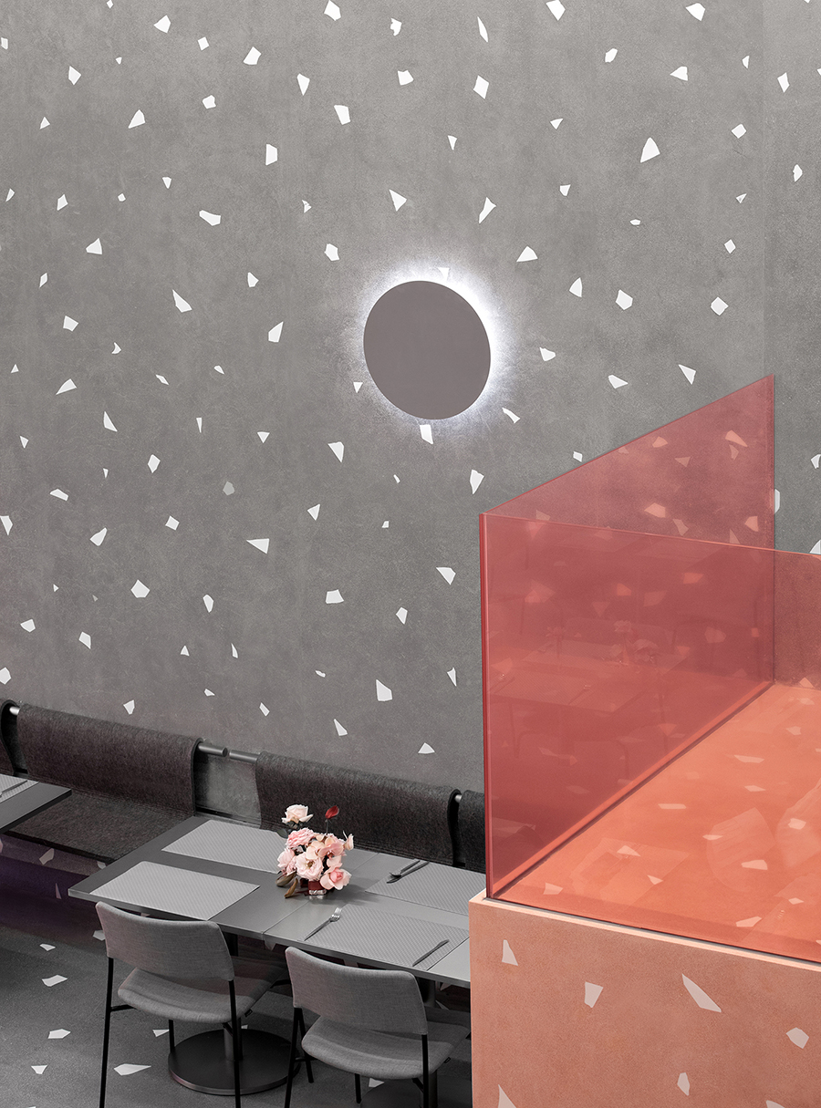 0321 studio conceals restaurant behind flower shop in dongguan, china