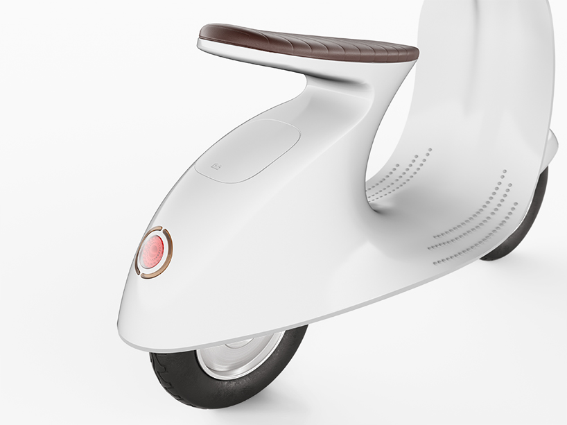 vespa and dior team up for a statement haute couture scooter