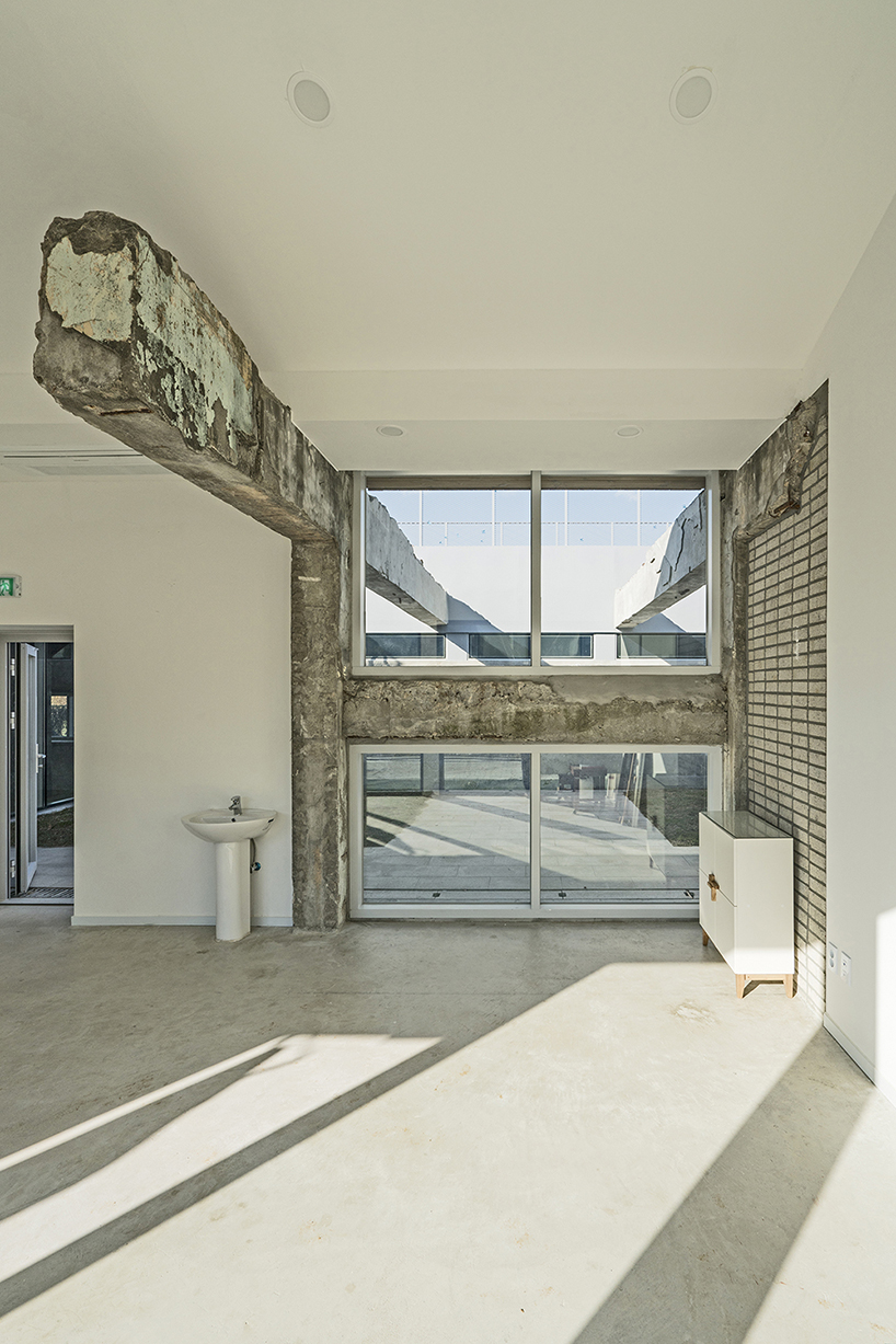 core architects converts a concrete military facility in korea into a cultural center