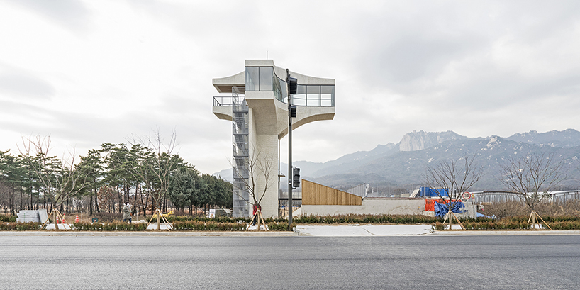 core architects converts a concrete military facility in korea into a cultural center