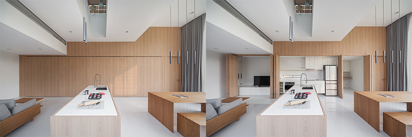 JB house by IDIN architects brings together its owners' two private worlds