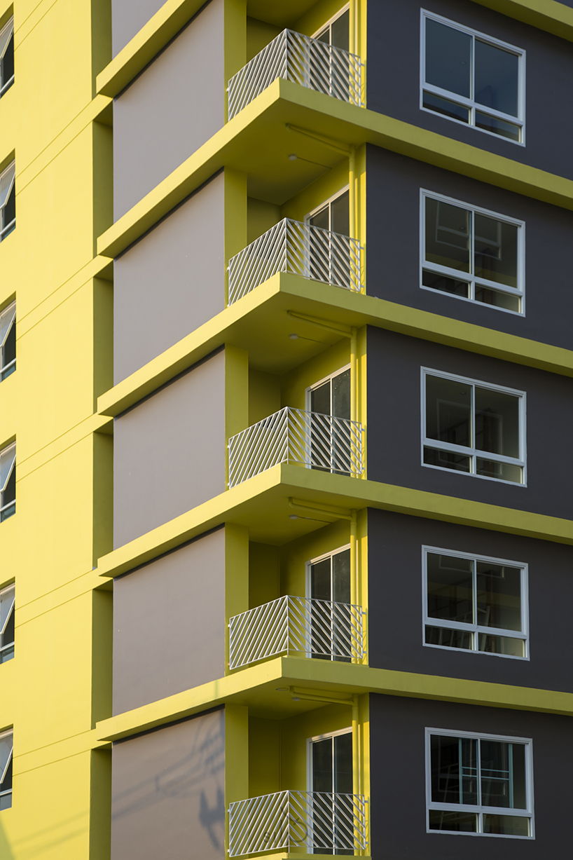 silp architects' 'the bright' project in thailand breaks down rigidness of student dorms