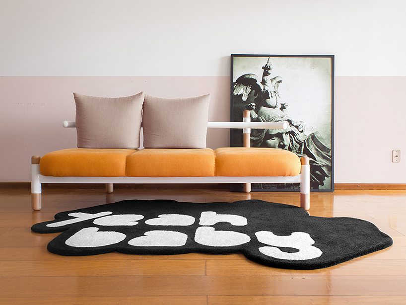 handmade seating collection inspired by wooden trusses design 6