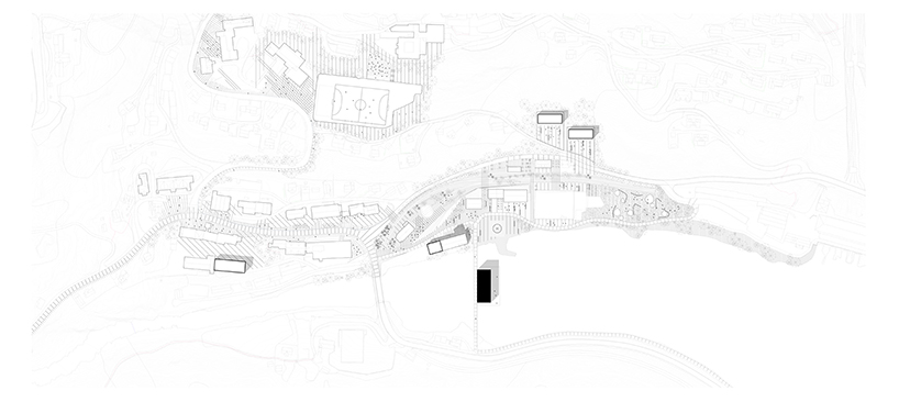space travellers architects insert semi-transparent civic center amidst a norwegian lake