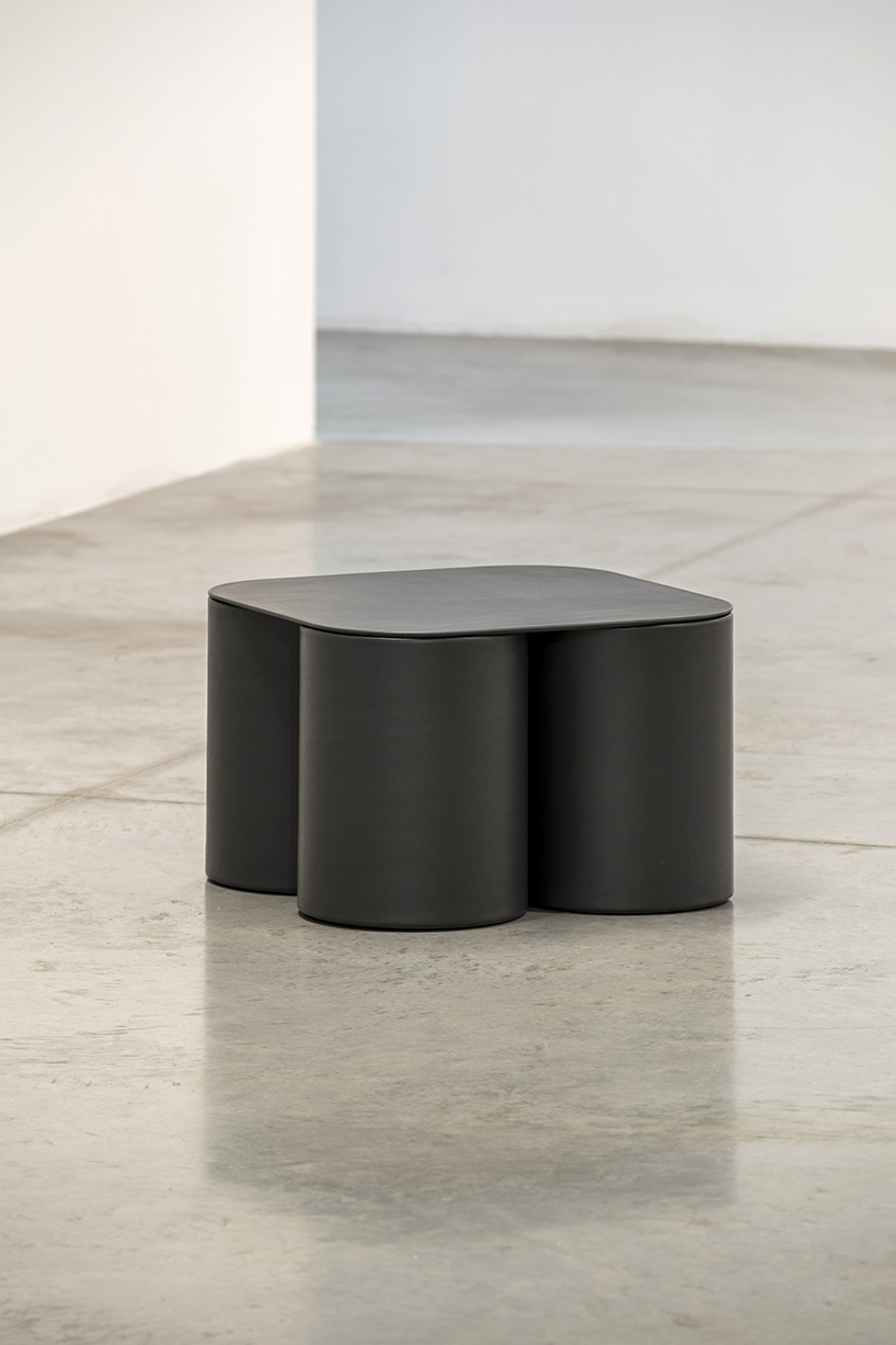 studiopepe's silos family of curved tables for uniqka launches during milan design week 2024