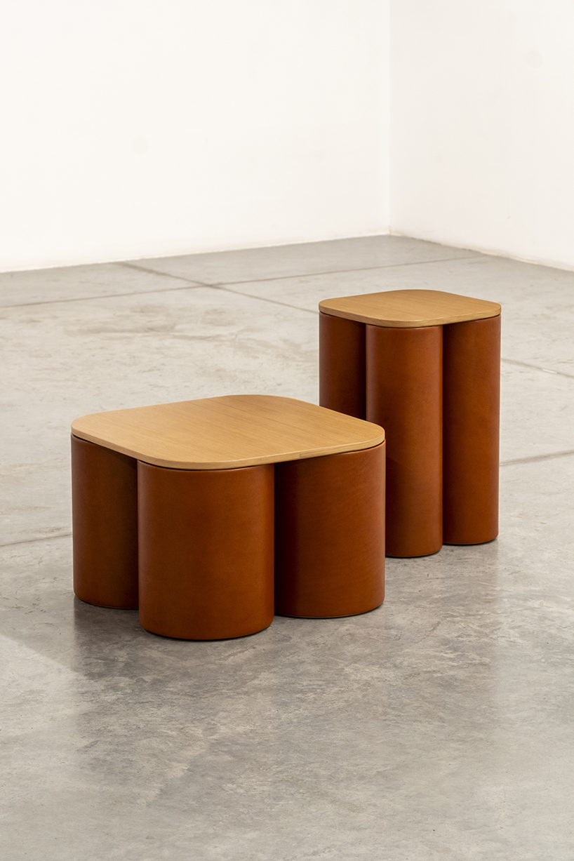 studiopepe's silos family of curved tables for uniqka launches during milan design week 2024