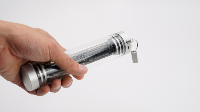 single-use, long scale launch clock by CW&T is designed to outlive you