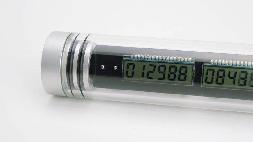 single-use, long scale launch clock by CW&T is designed to outlive you