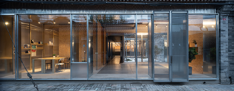 MINOR lab transforms a beijing hutong into a permeable office and exhibition space