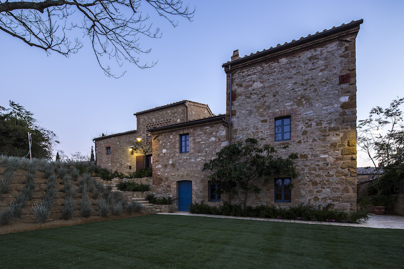 ciclostile's farmhouse in italy pays attention to historical context and environment