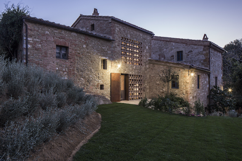 ciclostile's farmhouse in italy pays attention to historical context and environment