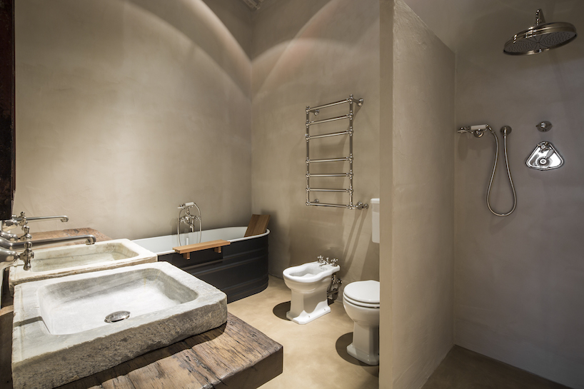 ciclostile's farmhouse in italy pays attention to historical context and environment