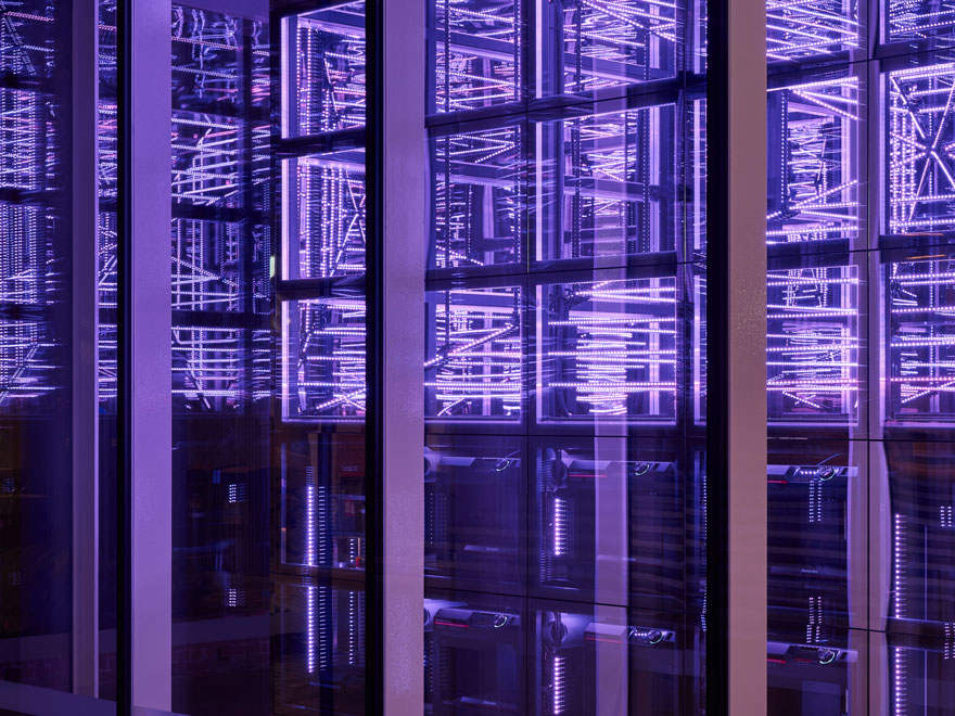 ample's experimental 'next lab' is a mirrored box installed in the melbourne design school
