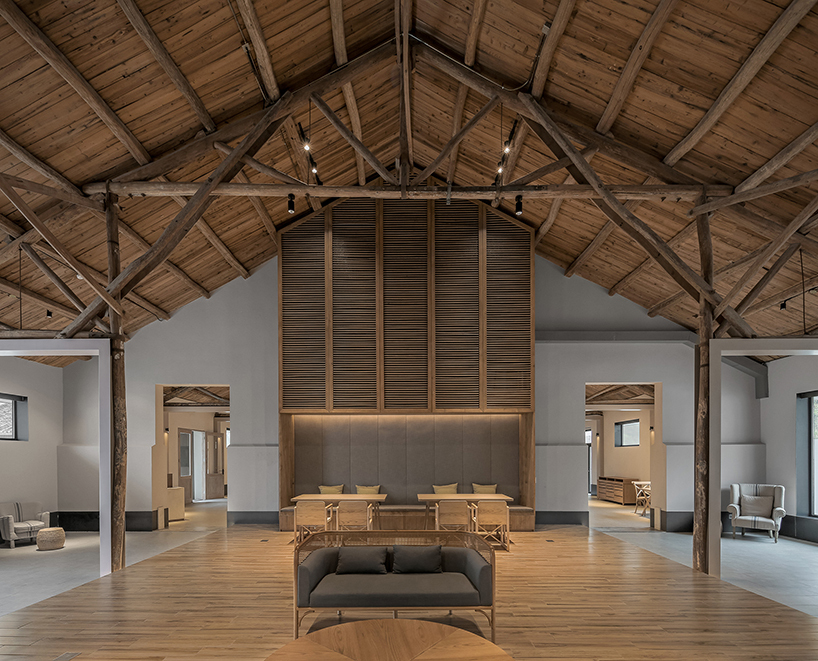 ares harmonizes architecture and nature in its chinese granary station transformed hotel