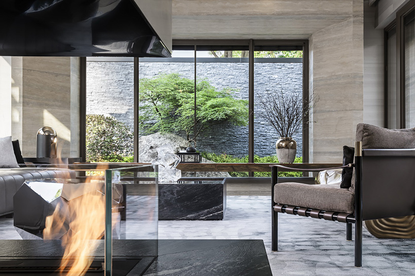tranquil villa with verdant zen garden by T.K. chu settles in china
