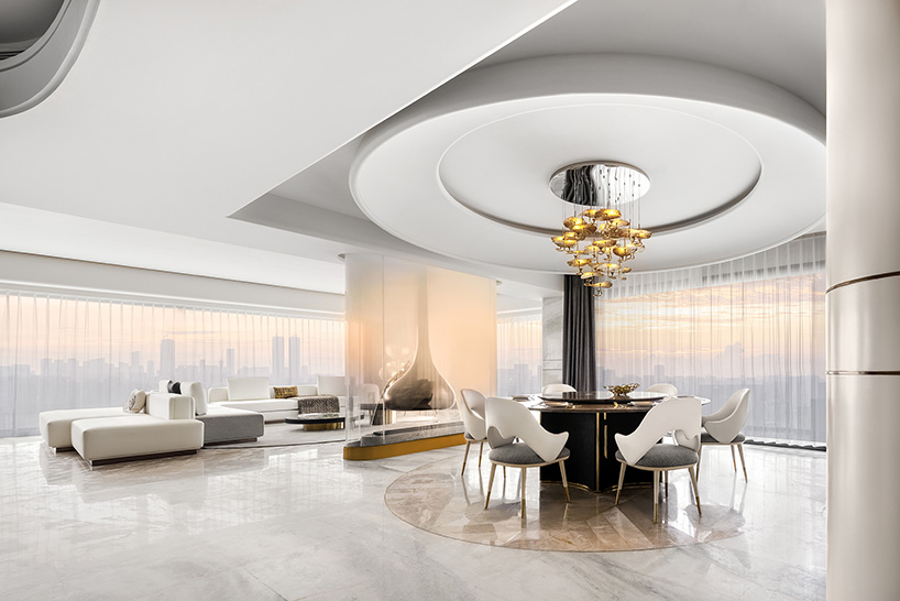 T.K CHU design completes dreamy OPUS ONE penthouse in hangzhou