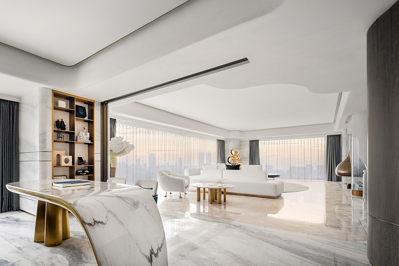 T.K CHU design completes dreamy OPUS ONE penthouse in hangzhou