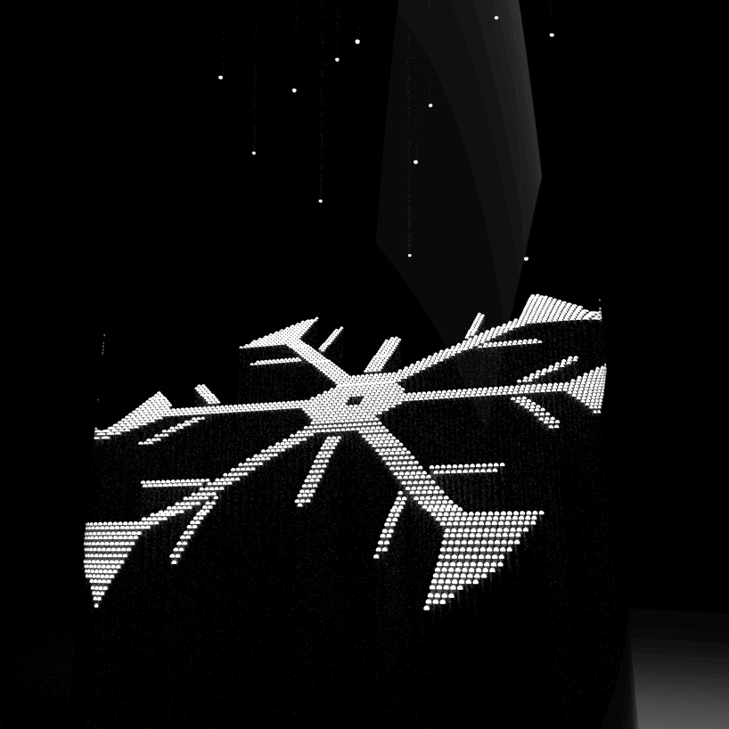 Active 3D pin LED Object for Christmas