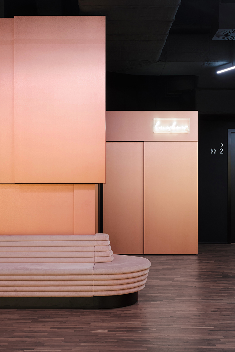 bruzkus batek's cinema in berlin is designed as a series of artpieces