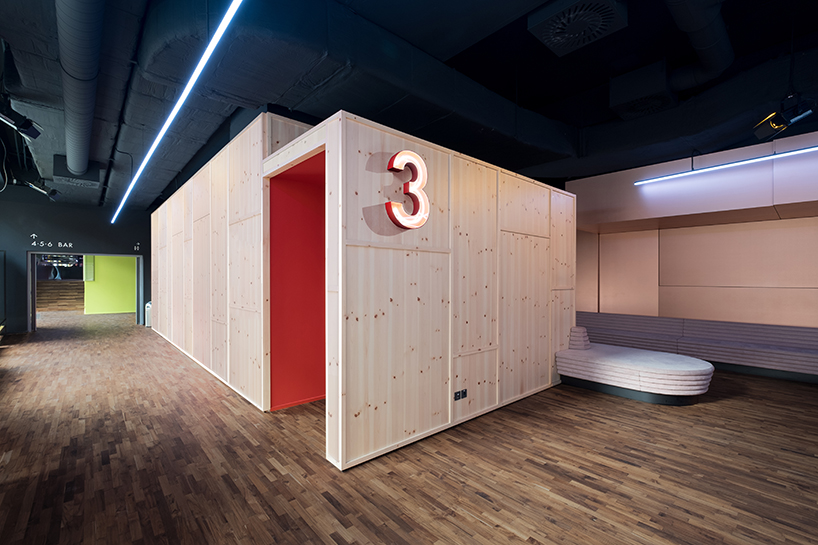 bruzkus batek's cinema in berlin is designed as a series of artpieces