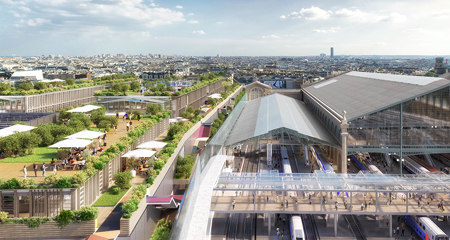 valode & pistre transforms gare du nord station into a 21st century urban complex reference