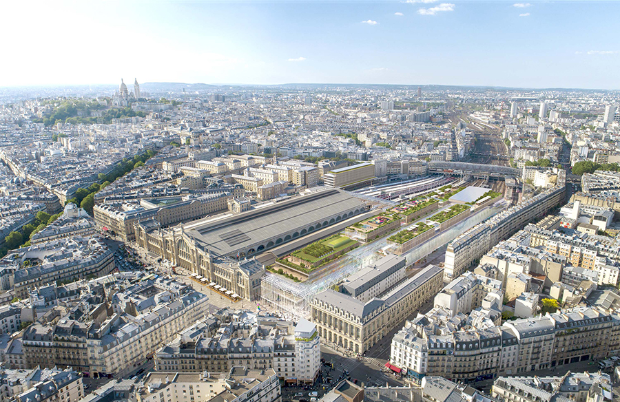 valode & pistre transforms gare du nord station into a 21st century urban complex reference