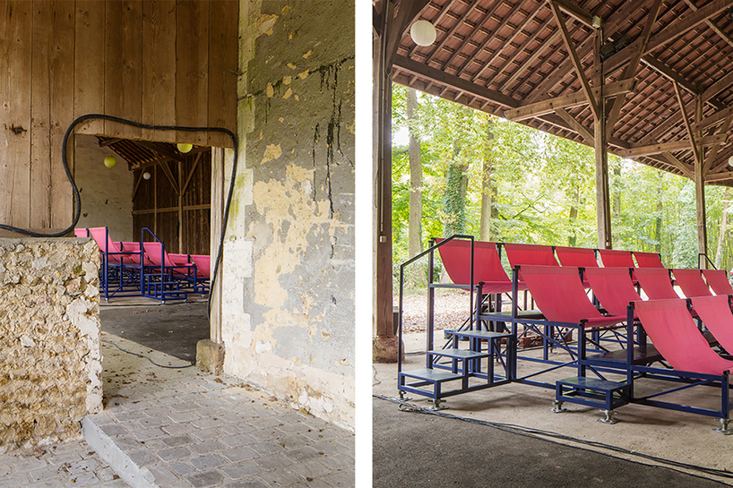 modular structure by PZZL combines the comfort of a deckchair with the structure of a bench