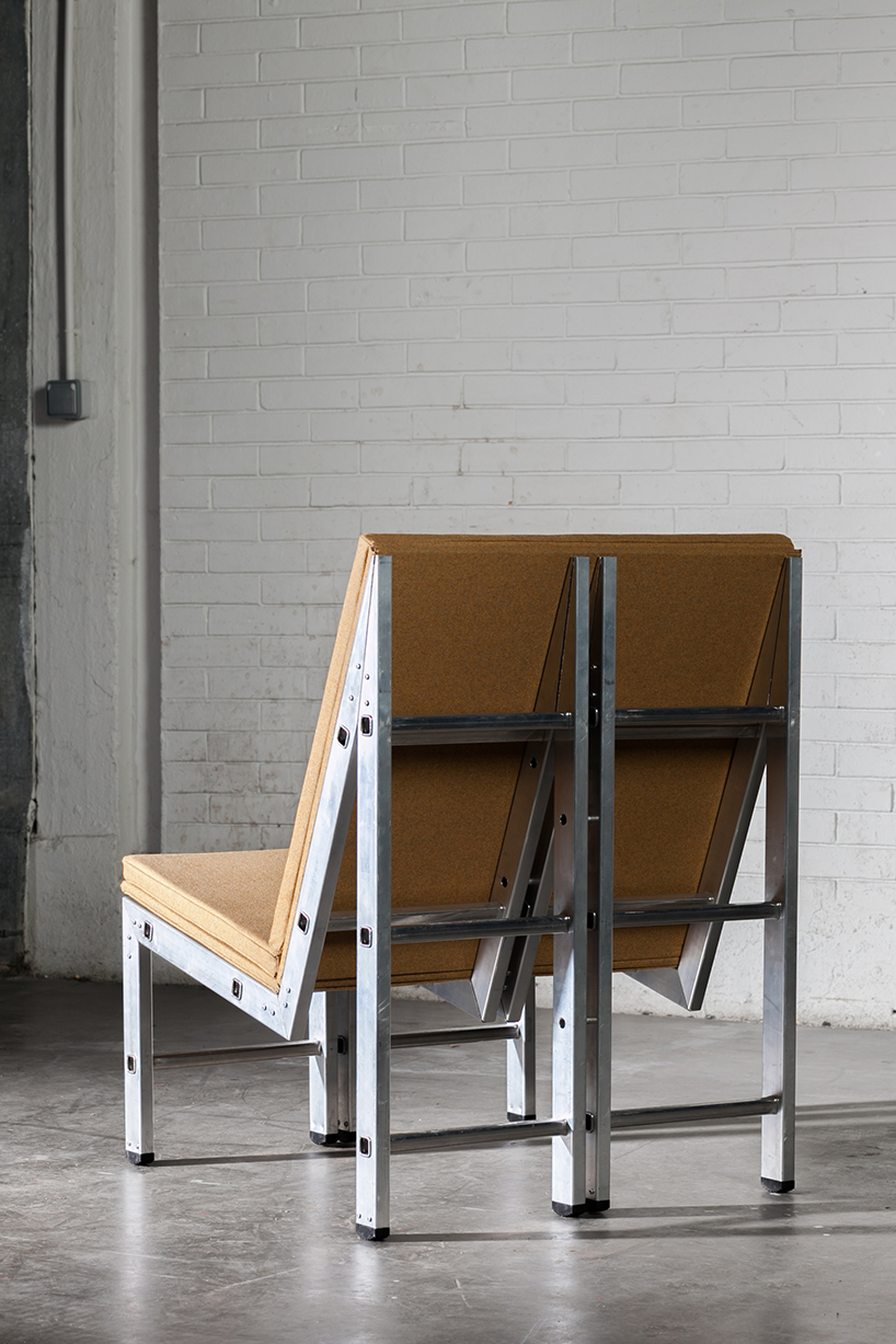 the great escape, a collection of furniture made of aluminum