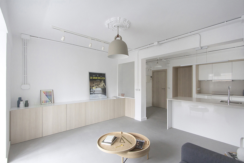 estudio AMASL renovates apartment in madrid and breaks with outdated ideas of housing