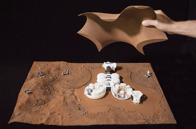 hassell + eckersley o’callaghan design martian habitat where people could really thrive