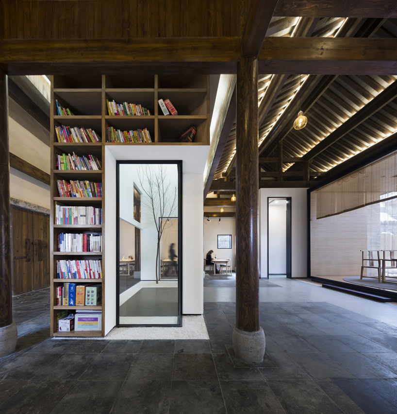 mix architects transforms old chinese country house into library and teahouse designboom