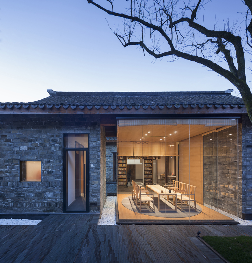mix architects transforms old chinese country house into library and teahouse designboom