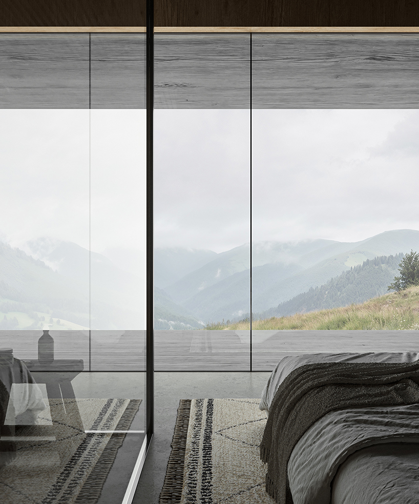 monolithic black timber retreat frames panoramic views of ukraine's carpathian mountains - 8