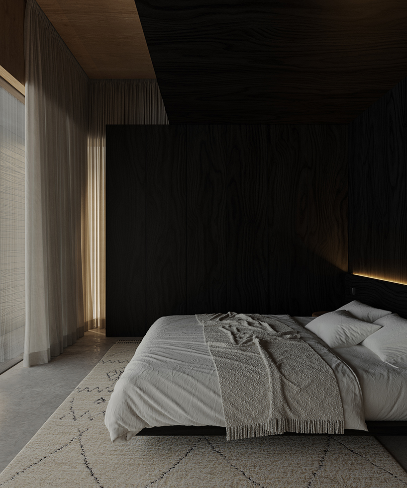 monolithic black timber retreat frames panoramic views of ukraine's carpathian mountains - 9